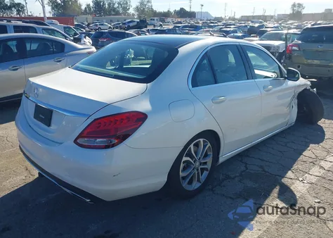 2015 Mercedes-Benz C 300 from USA, damaged, VIN 55SWF4JB0FU064970